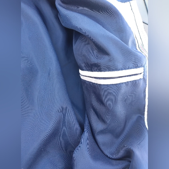 Men's Blue London Fog Jacket, Size Large, Lightweight, Interior Zip Pock… - Picture 8 of 13